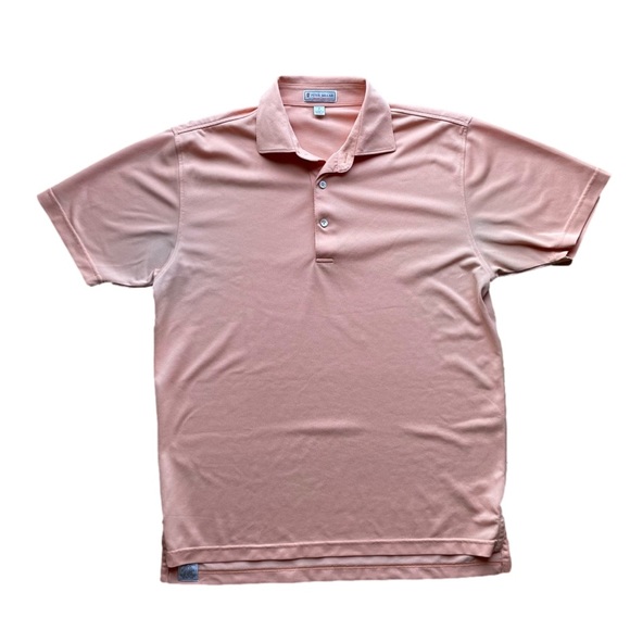 Peter Millar Summer Comfort Men’s Golf Polo | Orange - Picture 1 of 10